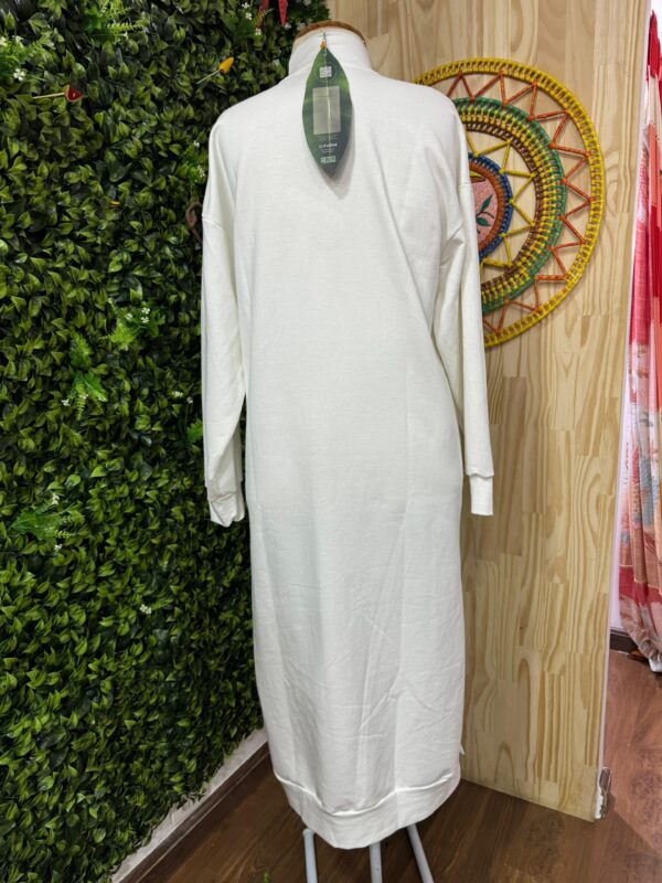 vestido farm moletom copacabana branco (novo) - Image 3