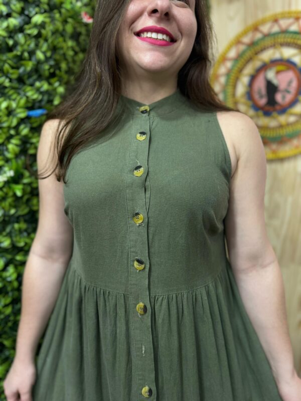 Vestido Farm canto de folha (desapego) - Image 2