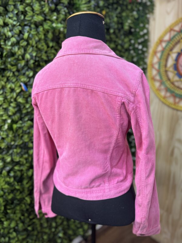 Casaco Jaqueta Veludo Zara Rosa (desapego) - Image 2