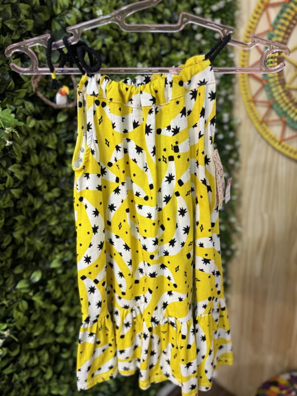 Vestido Infantil Fábula Amarelo Estrelinhas (novo) - Image 2