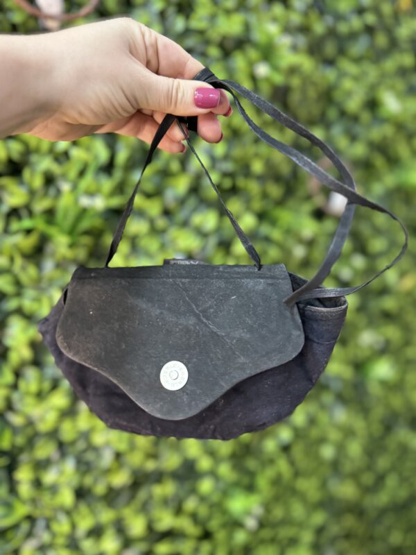 Mini Bolsa Vintage Preta (desapego) - Image 2