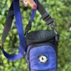 Bolsa Shouder Bag Preta E Azul Vintage (desapego)