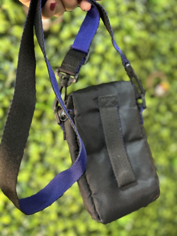Bolsa Shouder Bag Preta E Azul Vintage (desapego) - Image 2