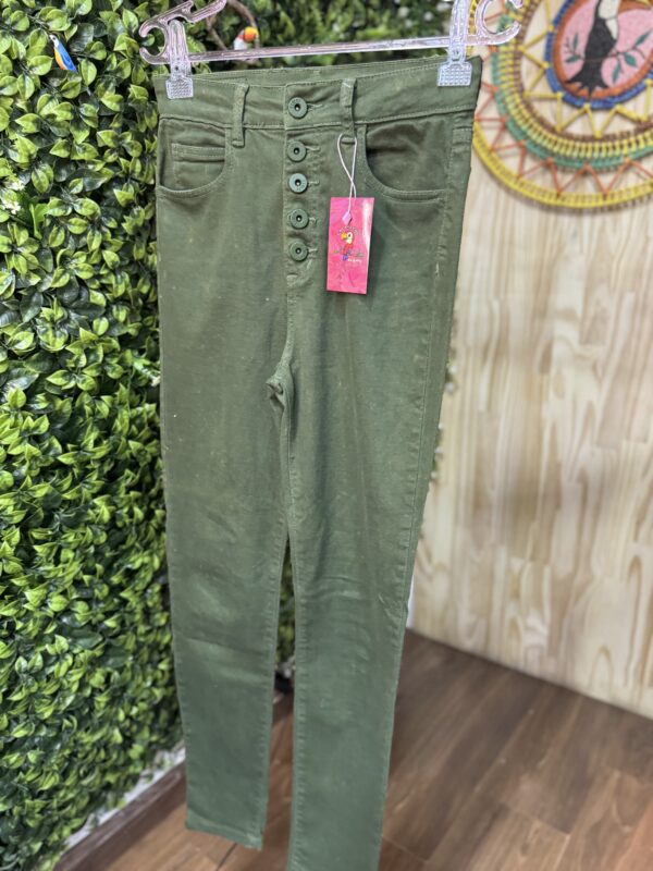Calça Jeans Verde (desapego)
