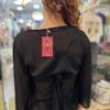 Blusa Preta Transparente (desapego) - Image 2