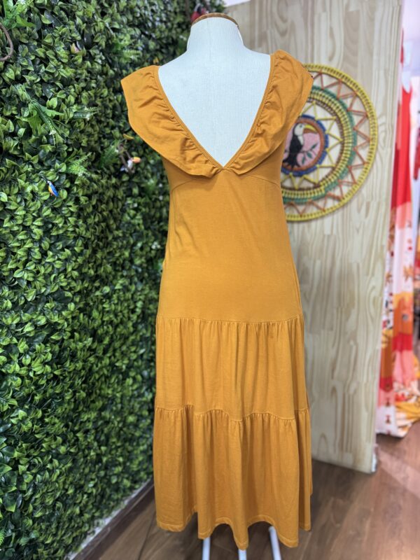 Vestido Farm Marrom Longo (desapego) - Image 5