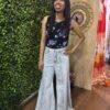 Calça Jeans Clara pantalona Larga Peahi (desapego)