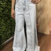 Calça Jeans Clara pantalona Larga Peahi (desapego) - Image 2