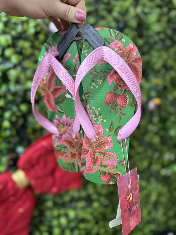 Chinelo Havaianas Farm Fruta Verão Verde (novo) - Image 2