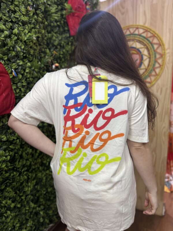 Camisa T-shirt Farm Rio Off White (novo) - Image 2