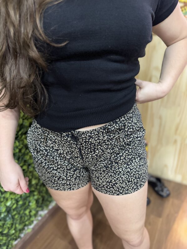 Short Afghan Animal Print (desapego)
