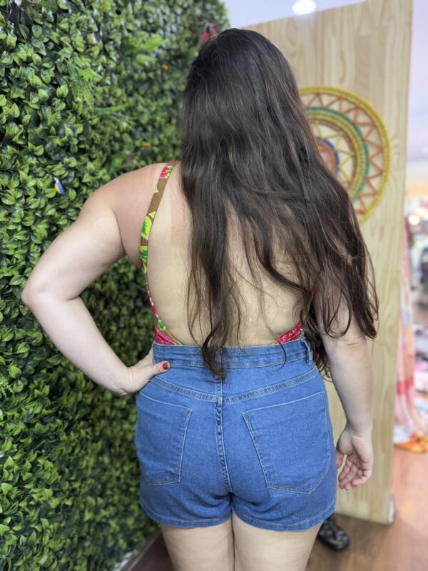 Short Jeans Escuro Hering (desapego) - Image 2