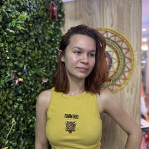 Camisa T-Shirt Farm Regata Rio Bordada Tigre Amarela (novo)