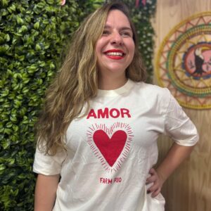 Camisa T Shirt Trevo amor Farm (novo)