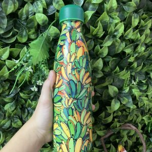 Garrafa Farm Glub Glub Estampado Bananas 500 ML (novo)