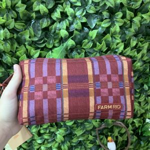 Maxi Necessaire Farm Ora Bolas Sofia Xadrez (novo)