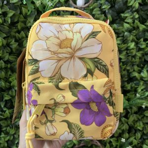 Mini Mochila Farm Borogodó Pássaro Em Flor  (novo)