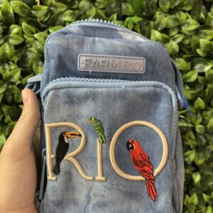 Bolsa Gema Farm Rio Arara Jeans (novo)