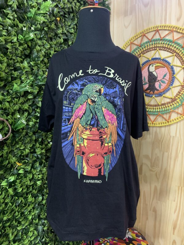 Camisa T shirt Farm Rio Come To Brasil Off White (novo)