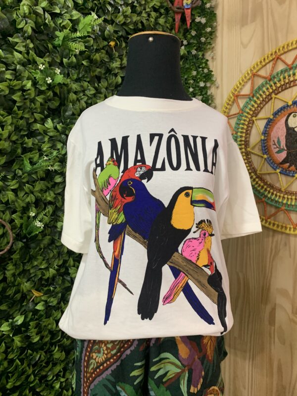 Camisa T shirt Farm Rio Amazônia Off White (novo) - Image 2