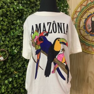 Camisa T- shirt Farm Rio Amazônia Off White (novo)