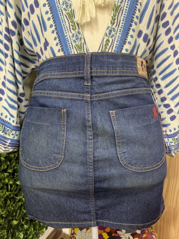 Mini Saia Jeans Escuro (desapego) - Image 4