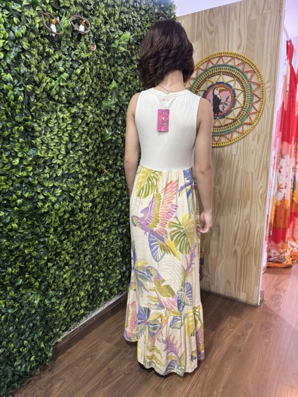 Vestido Cropped  Farm Siga O Sol Folhagem (desapego) - Image 3