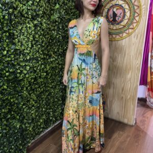 Vestido Longo Farm Dia De Sol (novo)