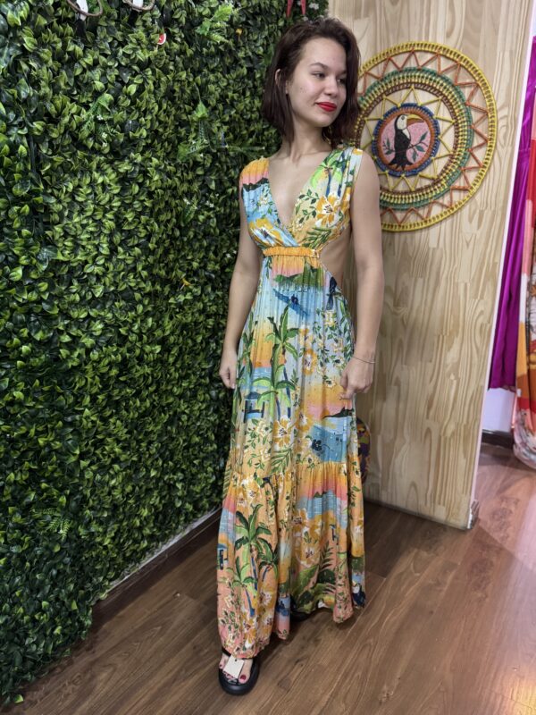 Vestido Longo Farm Dia De Sol (novo)