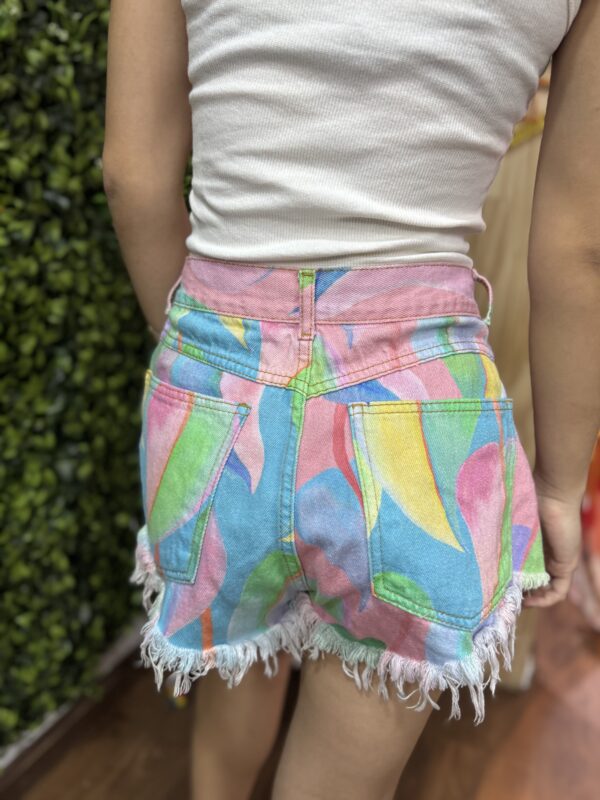 Short Jeans Farm Tons Pastéis (desapego) - Image 3