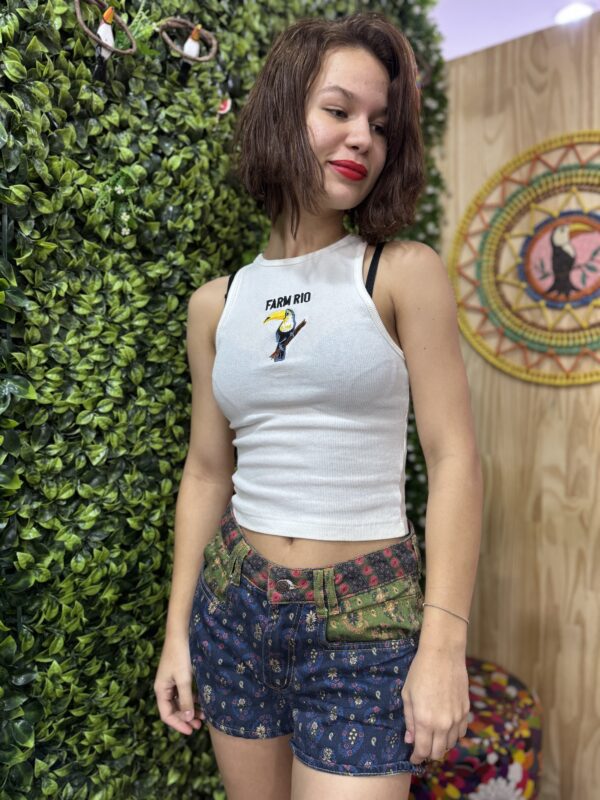 Short Jeans Sarja Florido Farm  (novo)