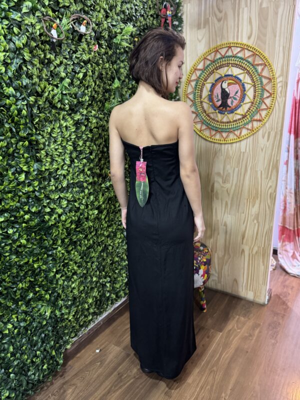 Vestido Longo Farm Tomara que Caia Preto (novo) - Image 2