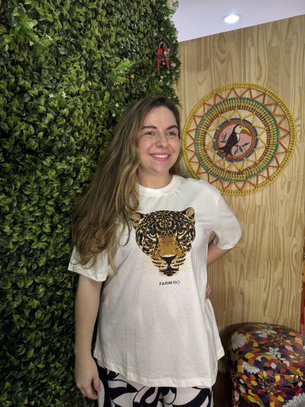 Camisa T-Shirt Farm Tigre off white (novo) - Image 2