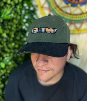 Boné Baw Dad Hat Snip Plaid verde (novo)